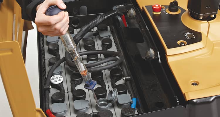 forklift akü bakımı